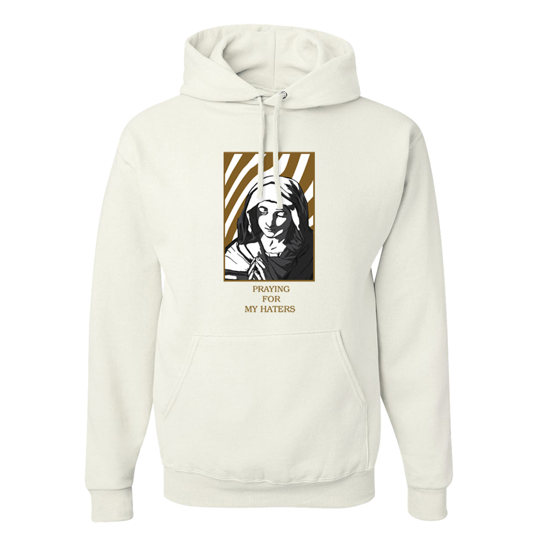 Metallic Gold Retro 1s Hoodie | God Told Me, White