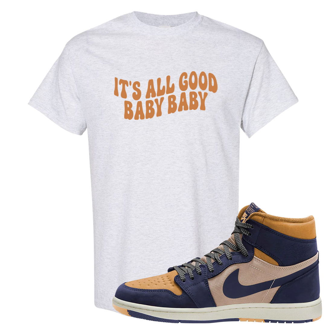 Sky J Purple 1s T Shirt | All Good Baby, Ash