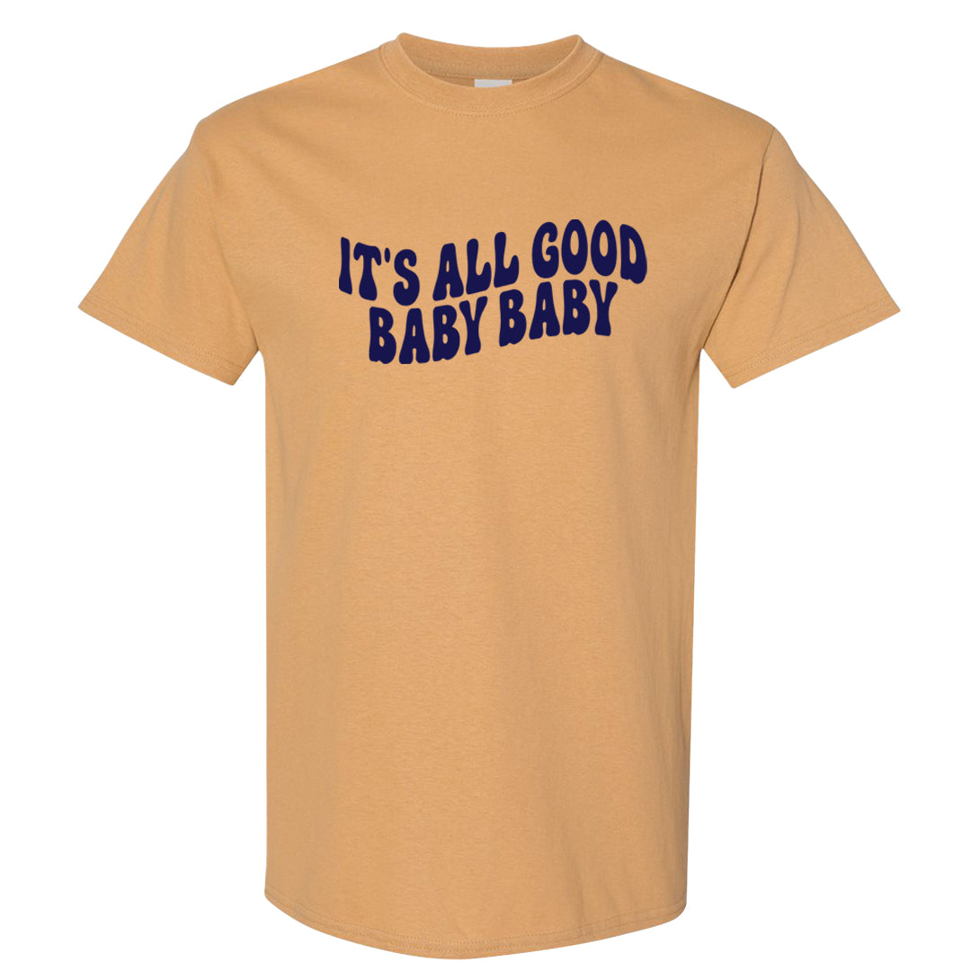 Sky J Purple 1s T Shirt | All Good Baby, Old Gold