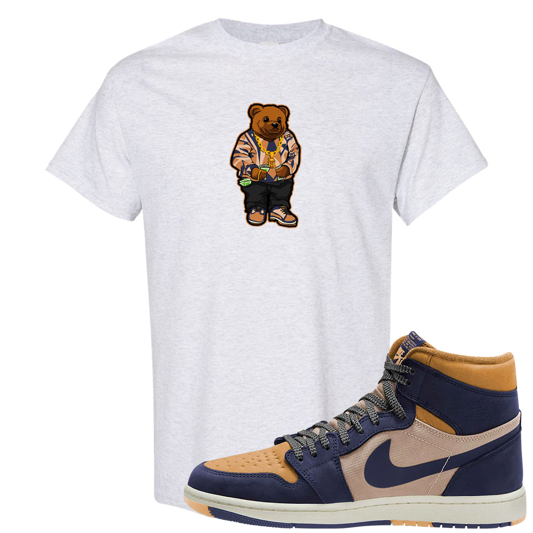 Sky J Purple 1s T Shirt | Sweater Bear, Ash