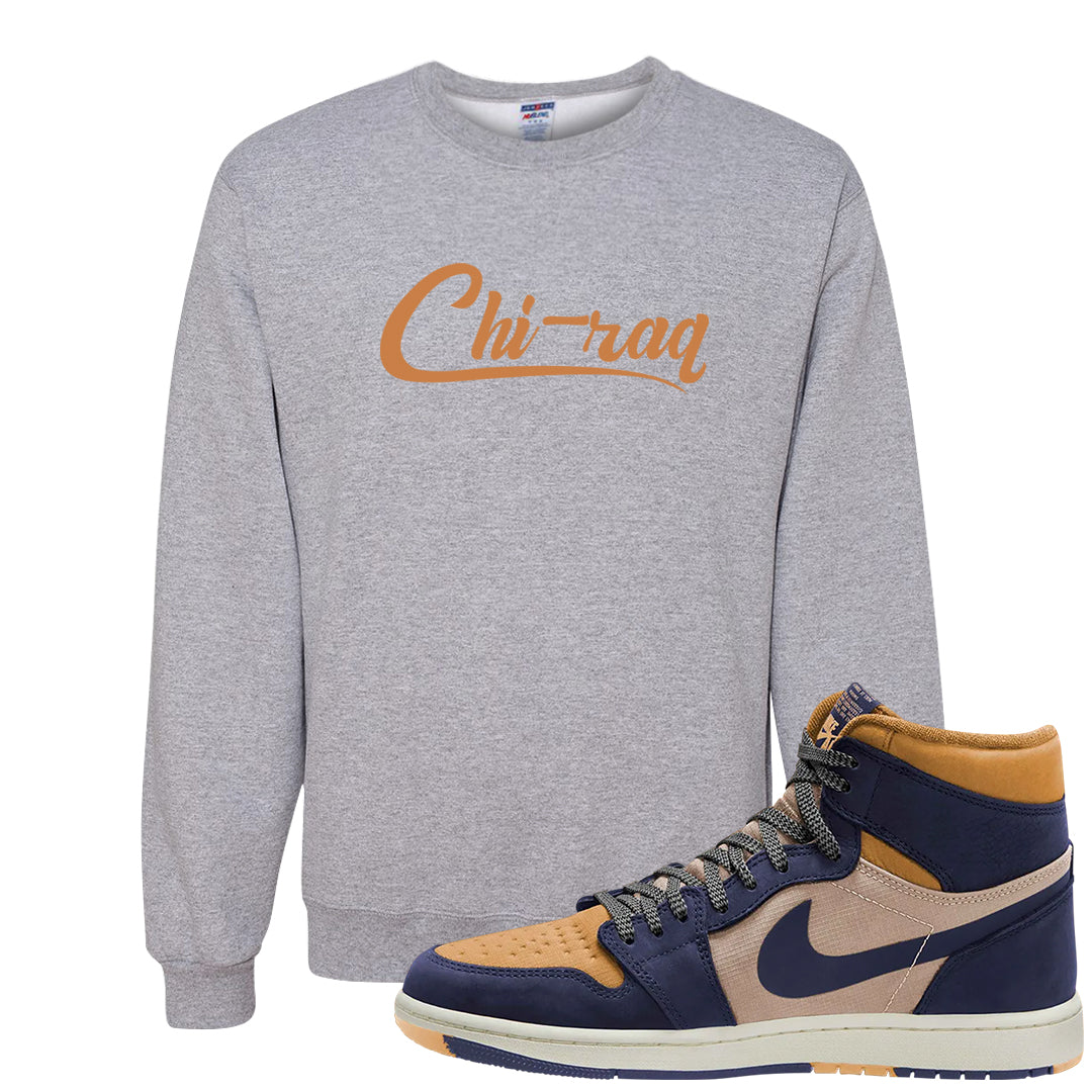 Sky J Purple 1s Crewneck Sweatshirt | Chiraq, Ash