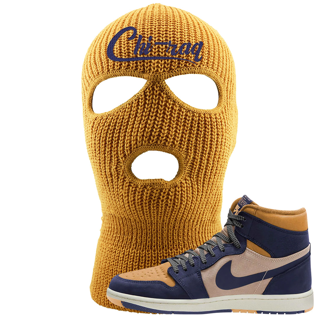 Sky J Purple 1s Ski Mask | Chiraq, Timberland