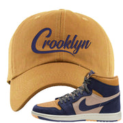 Sky J Purple 1s Dad Hat | Crooklyn, Timberland