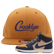 Sky J Purple 1s Snapback Hat | Crooklyn, Timberland