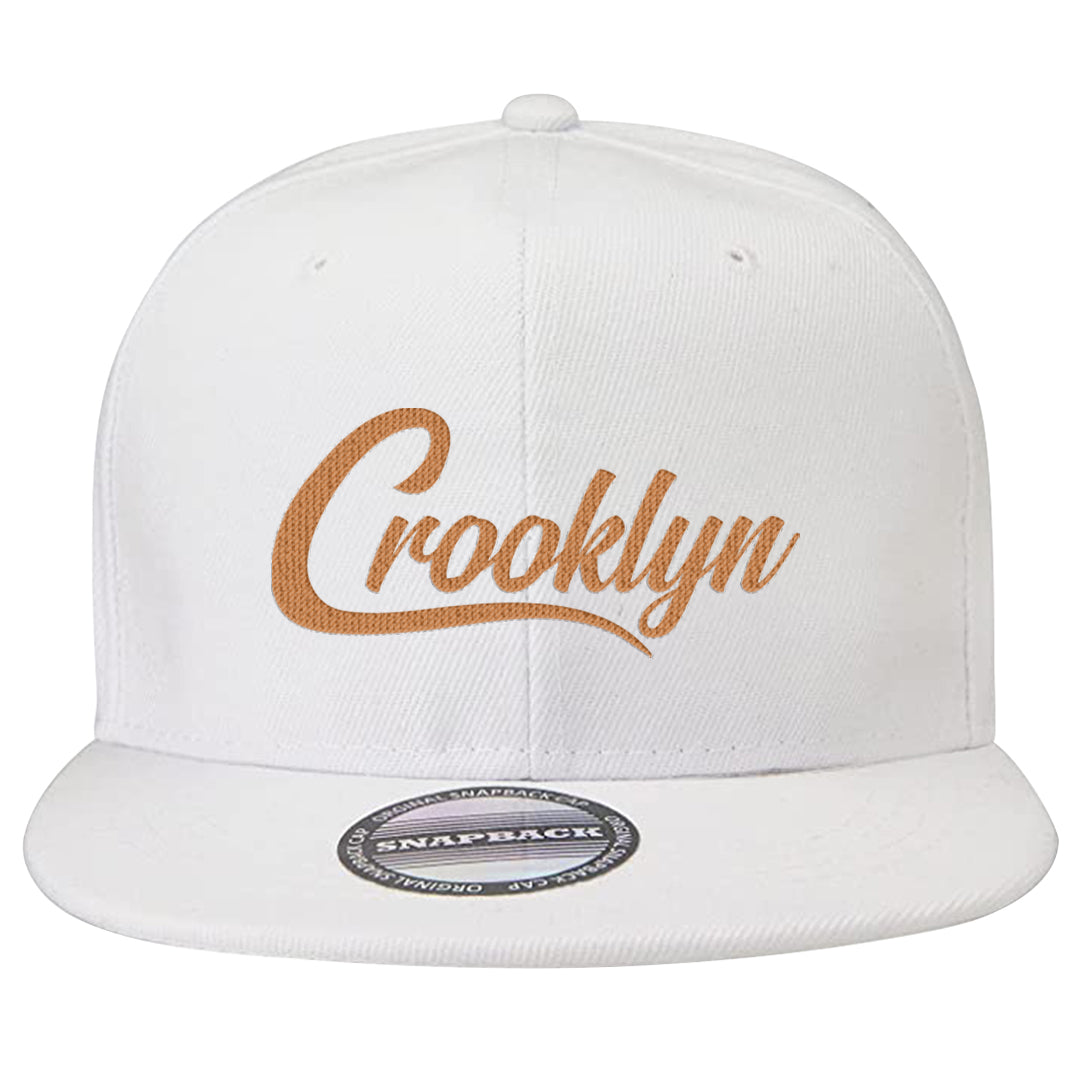 Sky J Purple 1s Snapback Hat | Crooklyn, White