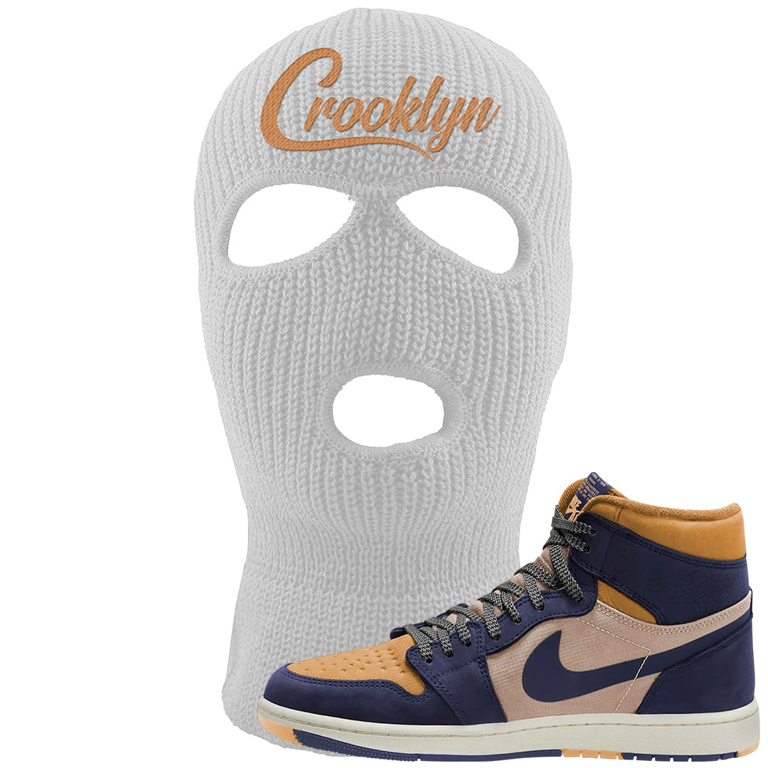 Sky J Purple 1s Ski Mask | Crooklyn, White