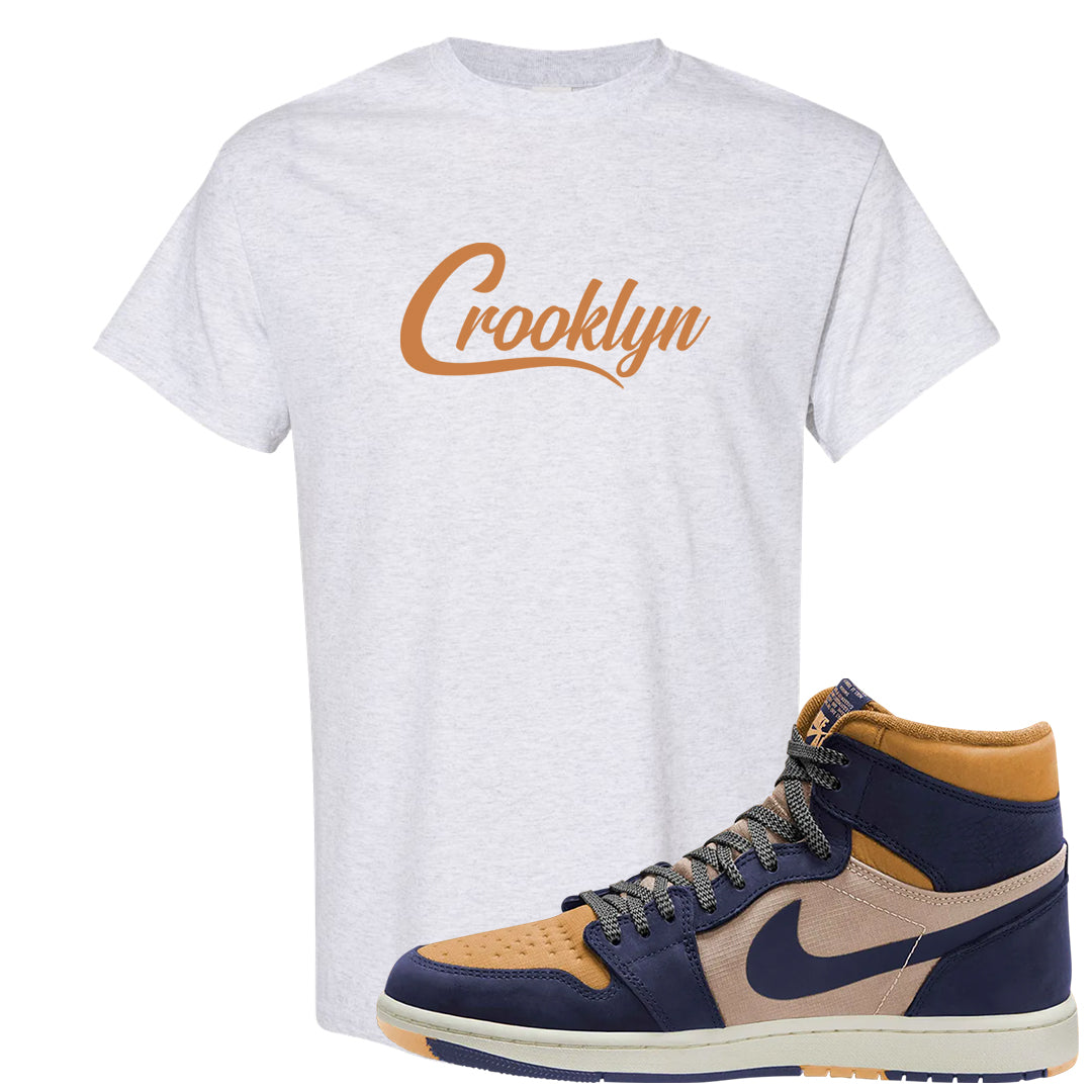 Sky J Purple 1s T Shirt | Crooklyn, Ash