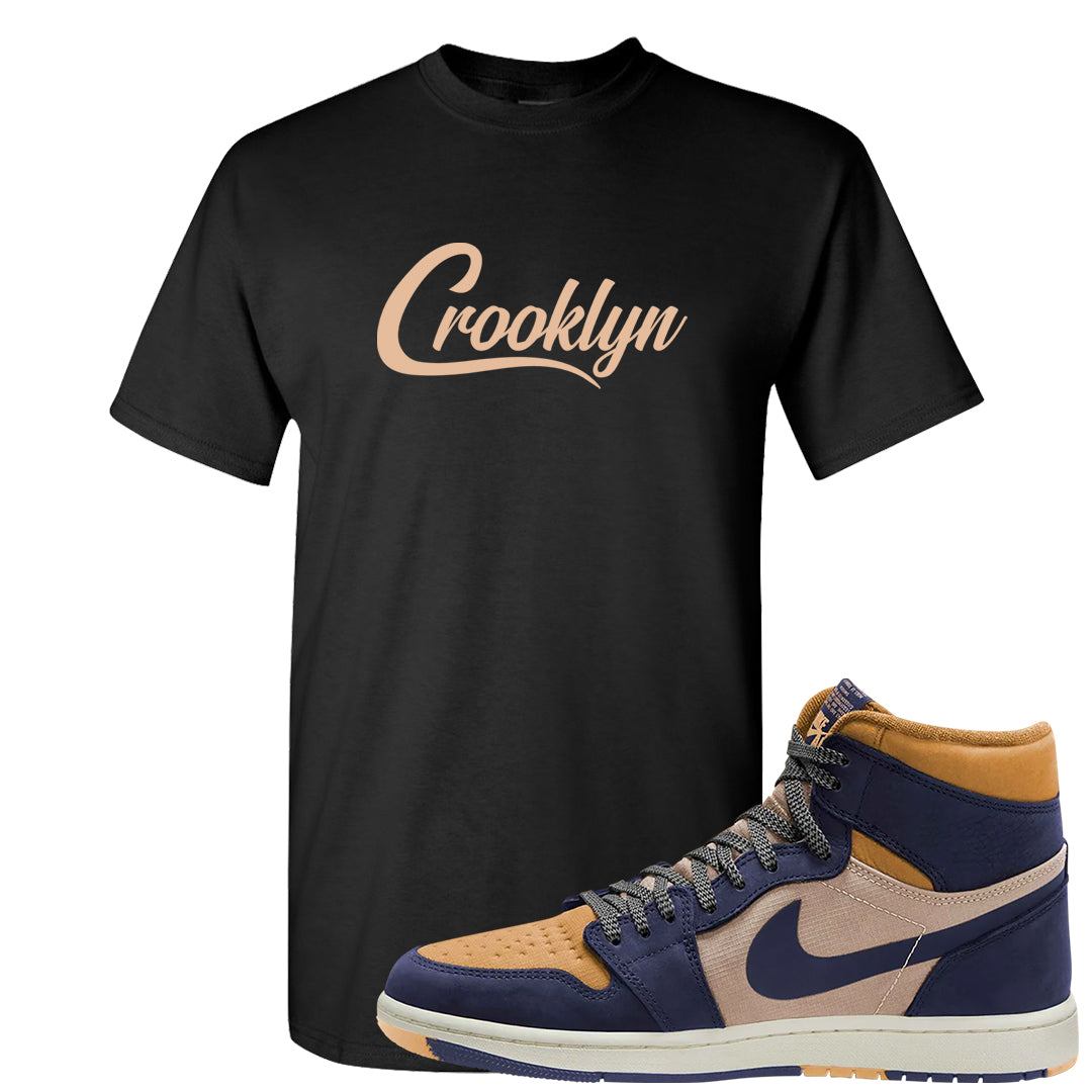 Sky J Purple 1s T Shirt | Crooklyn, Black