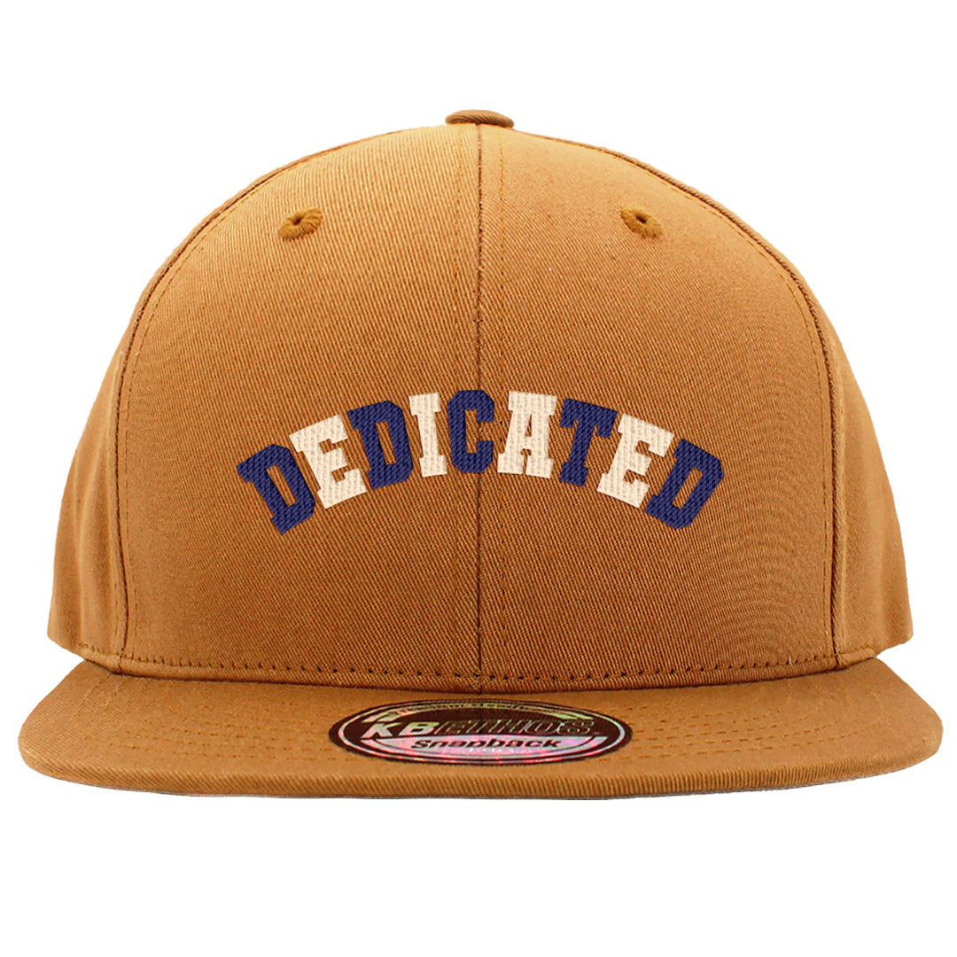 Sky J Purple 1s Snapback Hat | Dedicated, Timberland