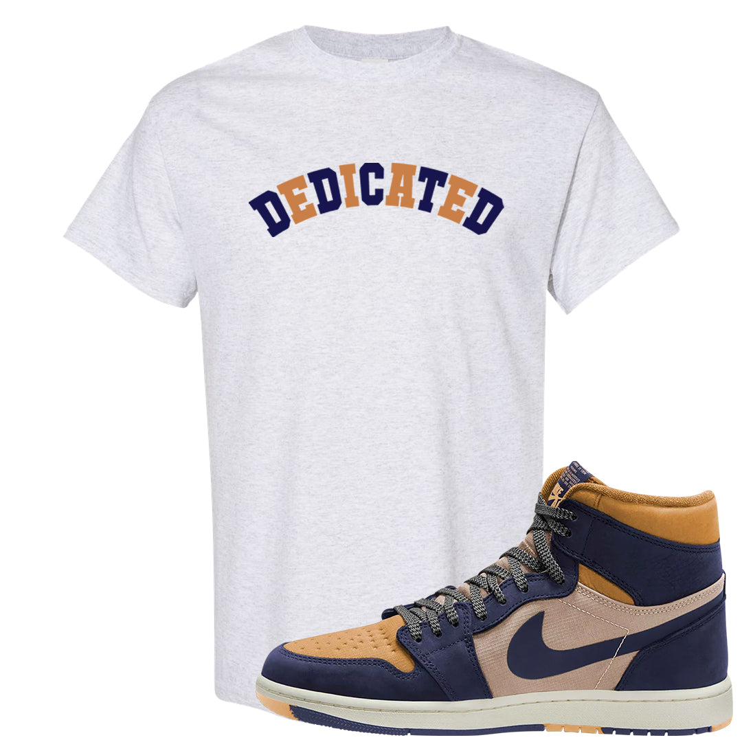 Sky J Purple 1s T Shirt | Dedicated, Ash