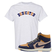 Sky J Purple 1s T Shirt | Dedicated, Ash