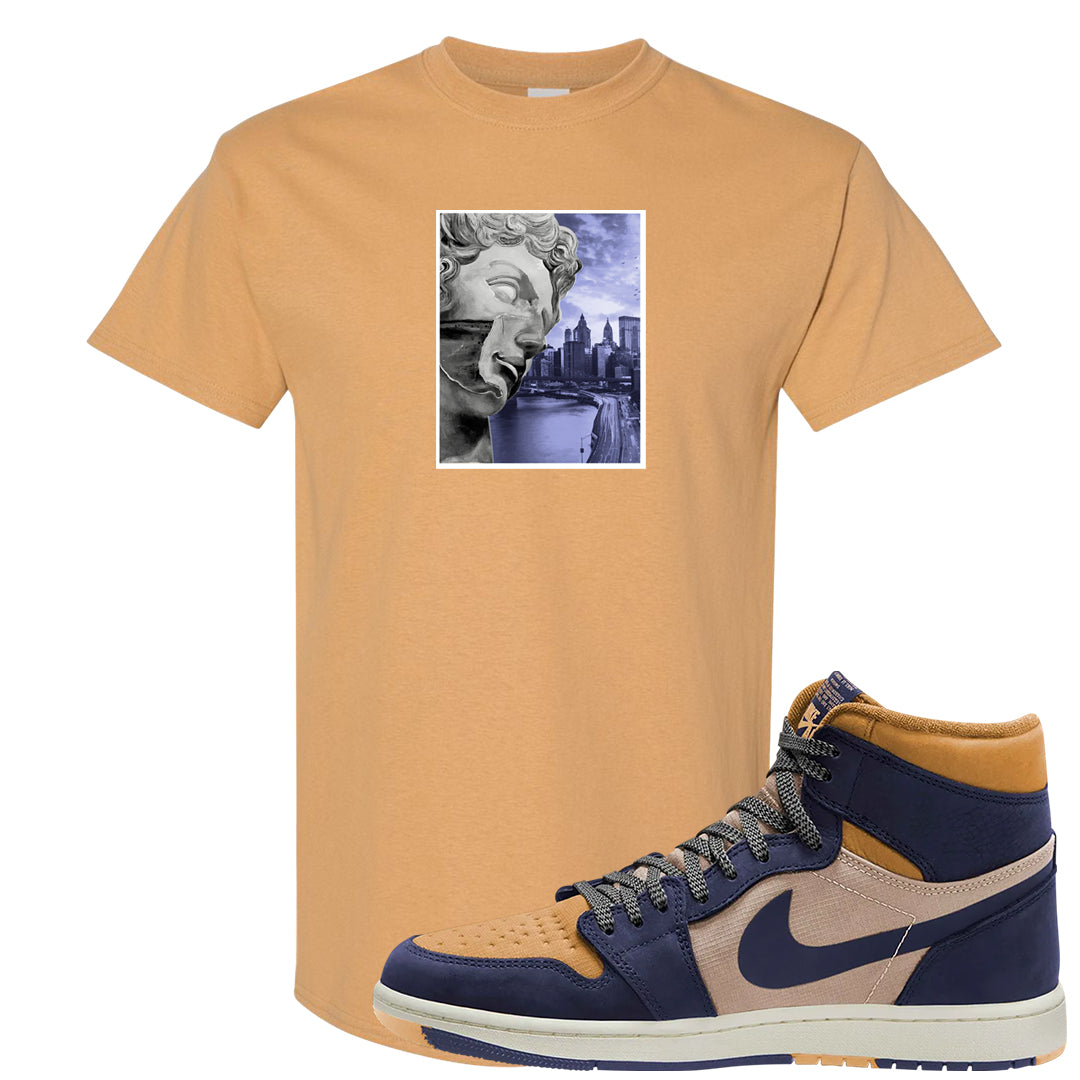 Sky J Purple 1s T Shirt | Miguel, Old Gold