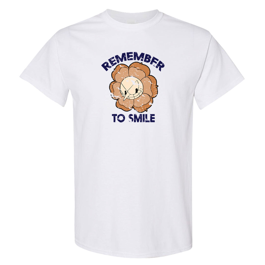 Sky J Purple 1s T Shirt | Remember To Smile, White