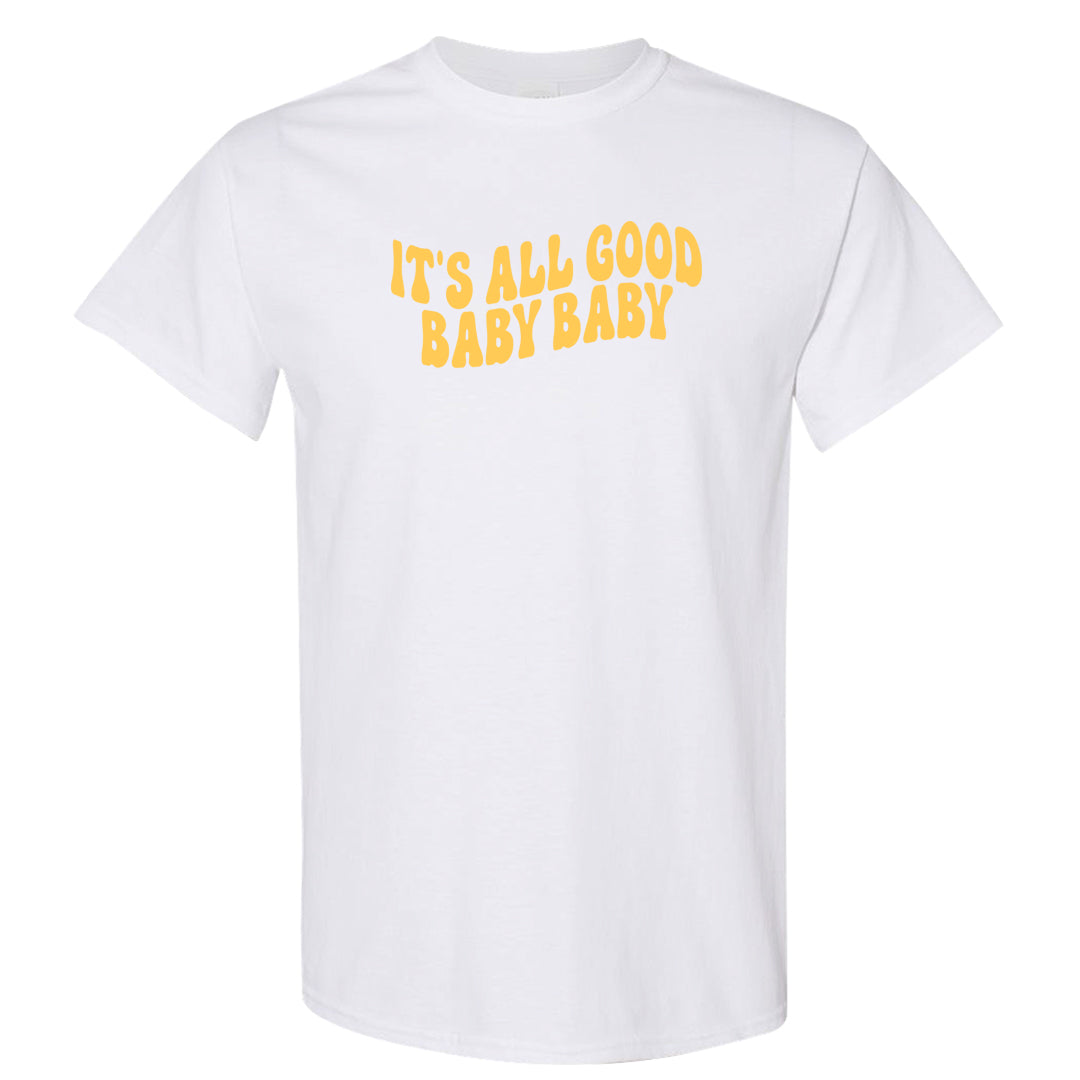 Vibrations of Naija 1s T Shirt | All Good Baby, White