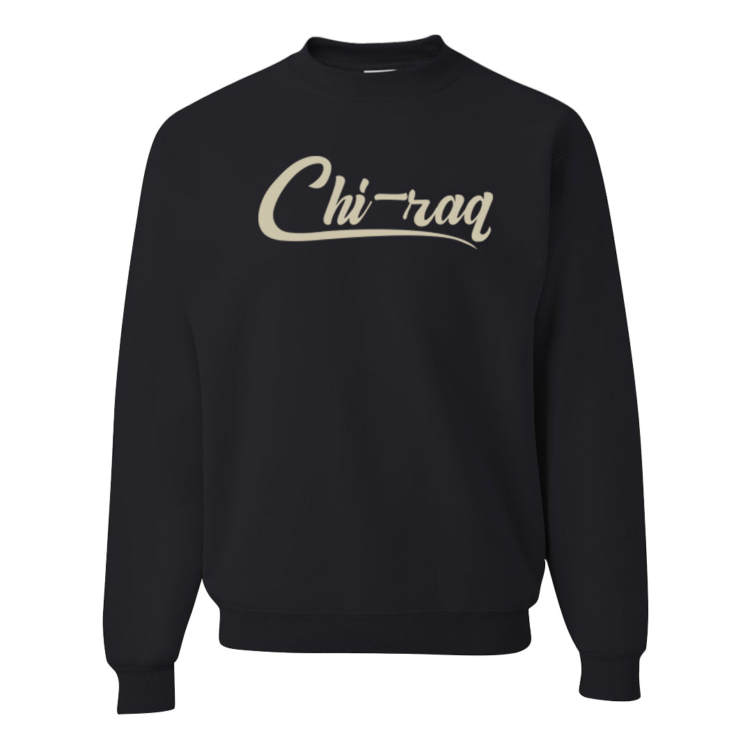 Vibrations of Naija 1s Crewneck Sweatshirt | Chiraq, Black
