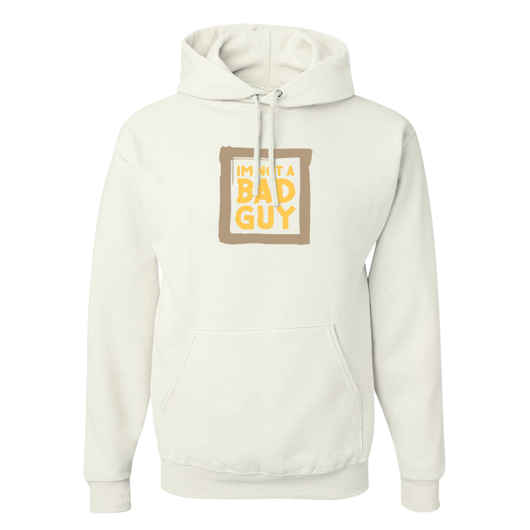 Vibrations of Naija 1s Hoodie | I'm Not A Bad Guy, White