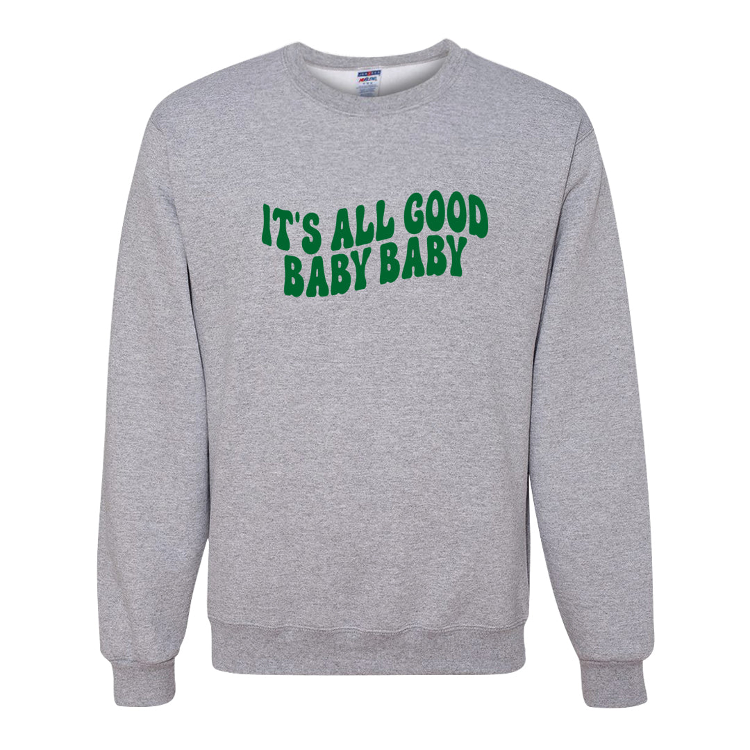 Orange Blaze Zoom 1s Crewneck Sweatshirt | All Good Baby, Ash