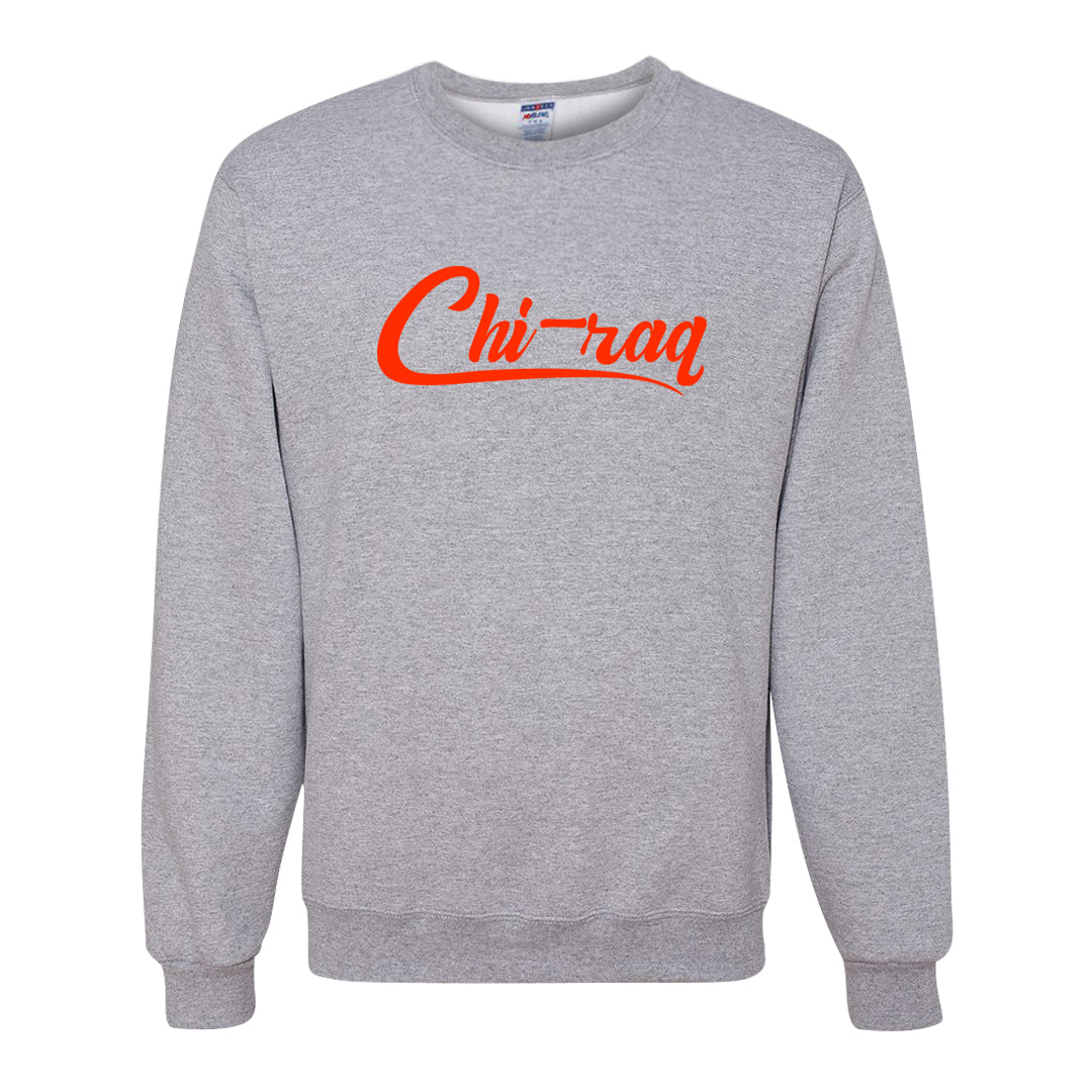 Orange Blaze Zoom 1s Crewneck Sweatshirt | Chiraq, Ash