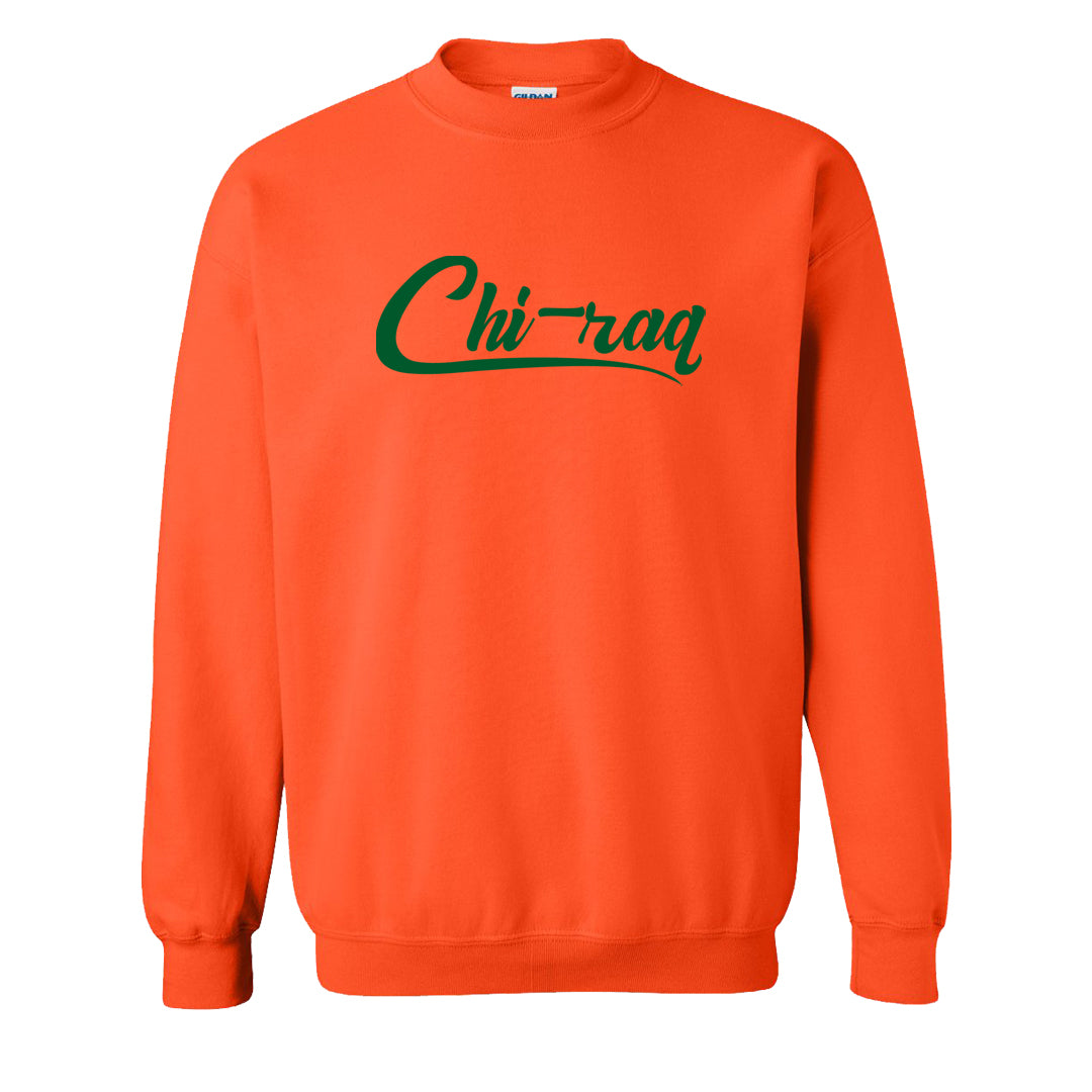 Orange Blaze Zoom 1s Crewneck Sweatshirt | Chiraq, Orange