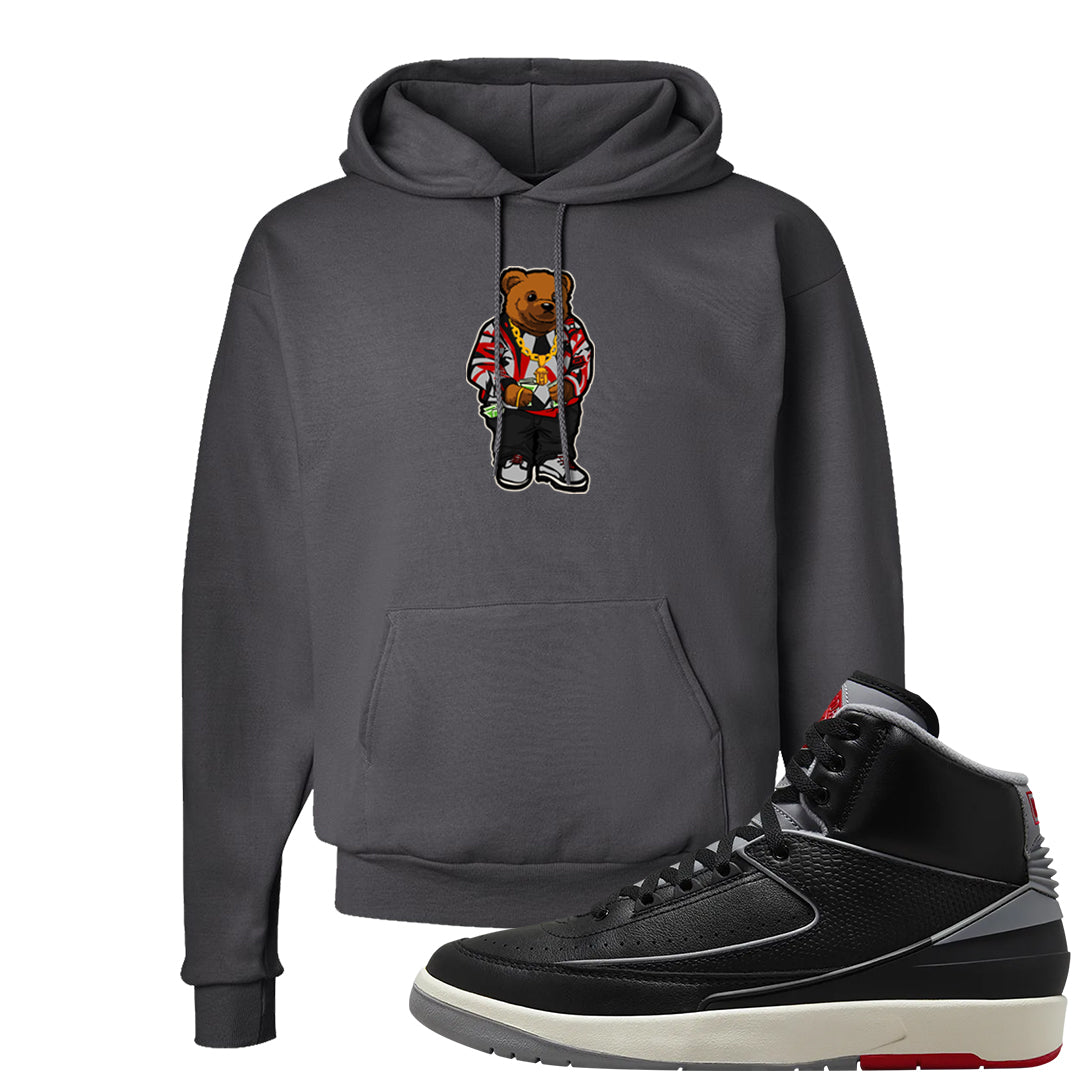 Black Cement 2s Hoodie | Sweater Bear, Smoke Grey