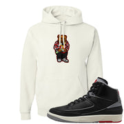 Black Cement 2s Hoodie | Sweater Bear, White