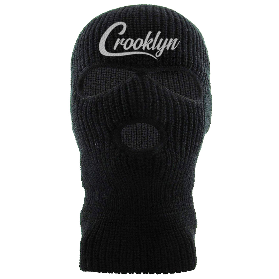Black Cement 2s Ski Mask | Crooklyn, Black