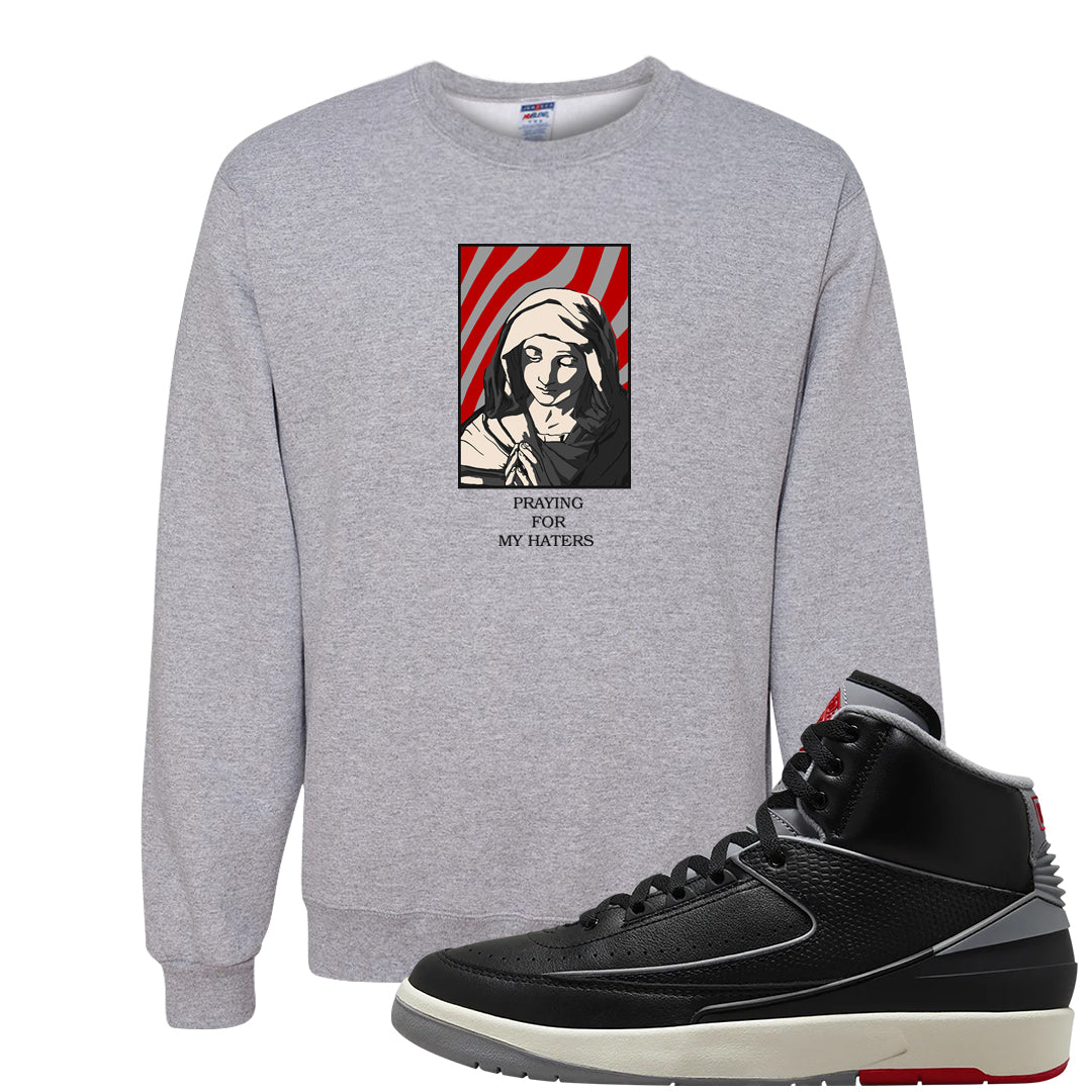 Black Cement 2s Crewneck Sweatshirt | God Told Me, Ash