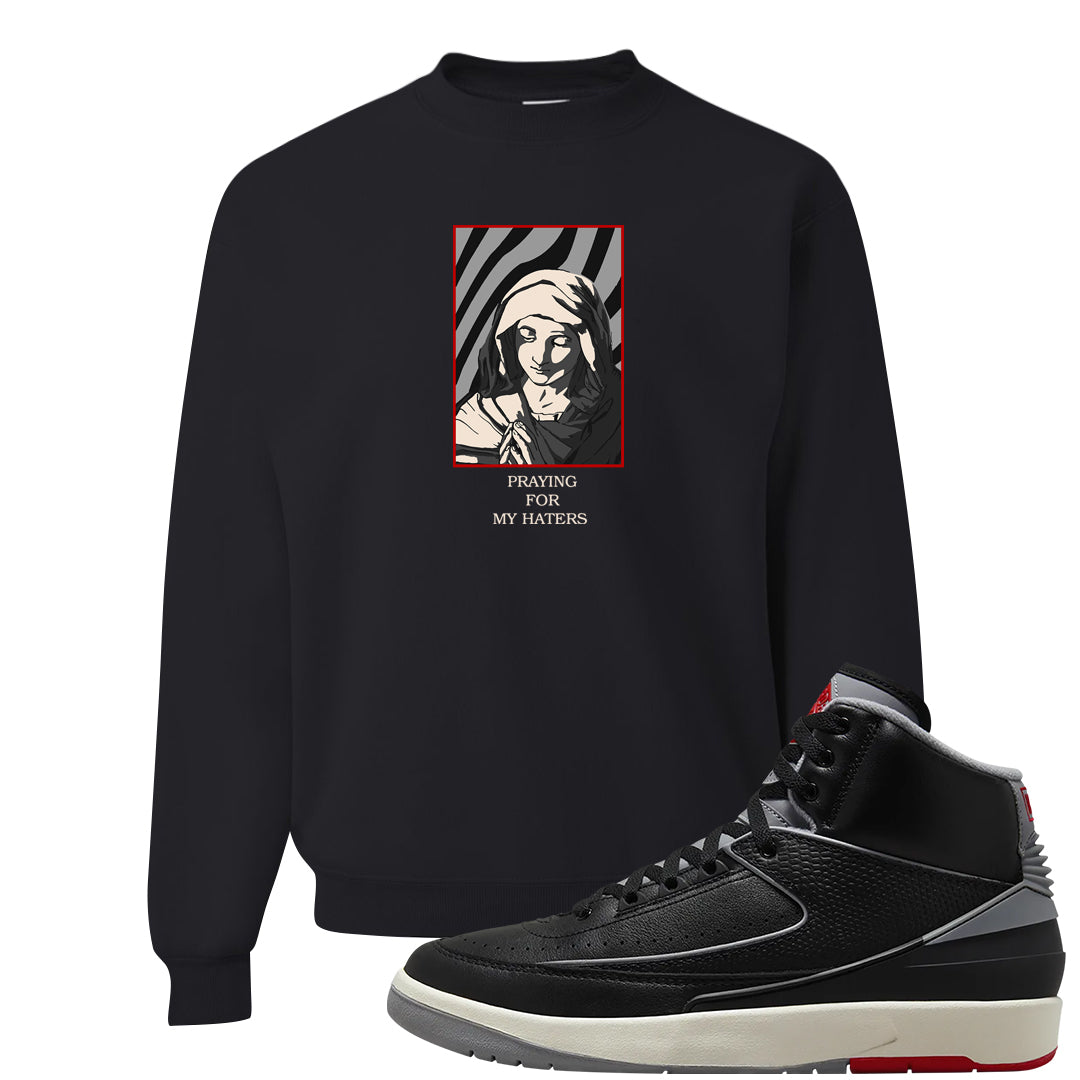 Black Cement 2s Crewneck Sweatshirt | God Told Me, Black