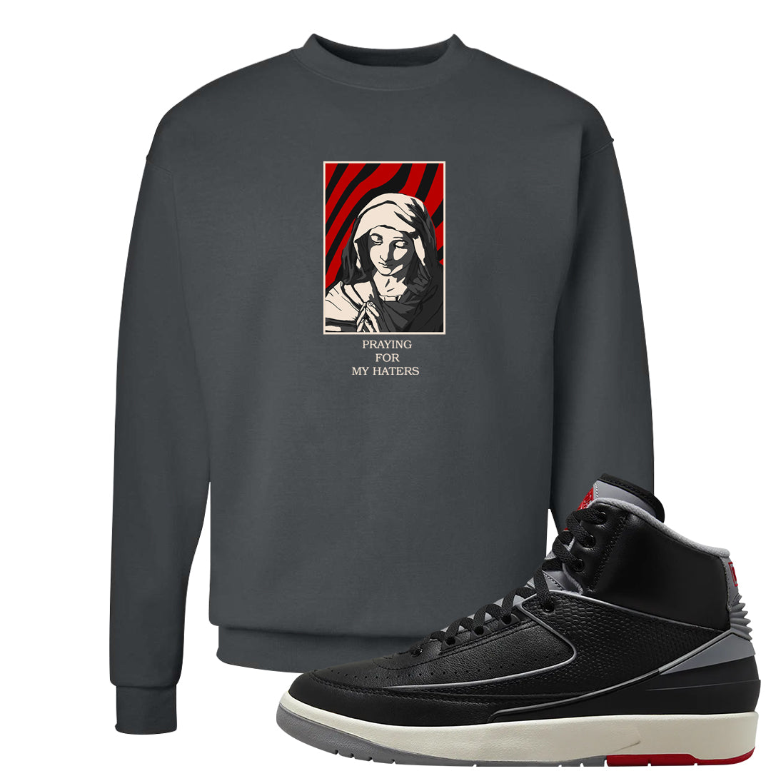 Black Cement 2s Crewneck Sweatshirt | God Told Me, Smoke Grey