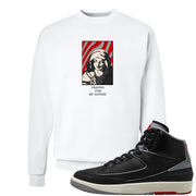 Black Cement 2s Crewneck Sweatshirt | God Told Me, White