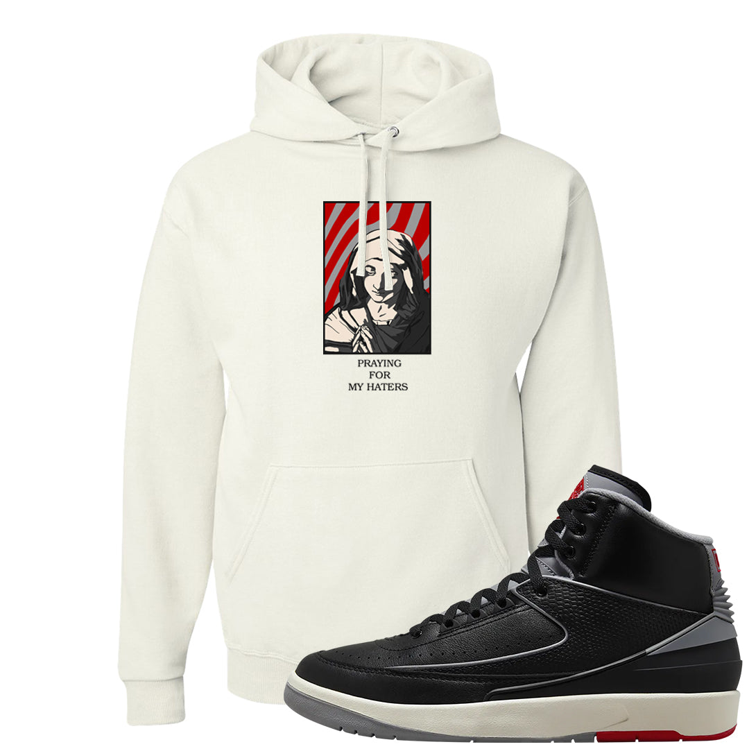 Black Cement 2s Hoodie | God Told Me, White