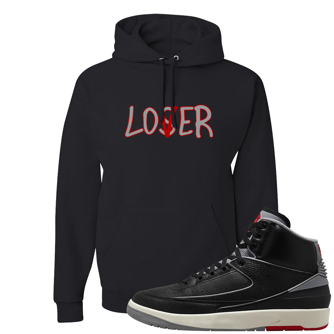 Black Cement 2s Hoodie | Lover, Black