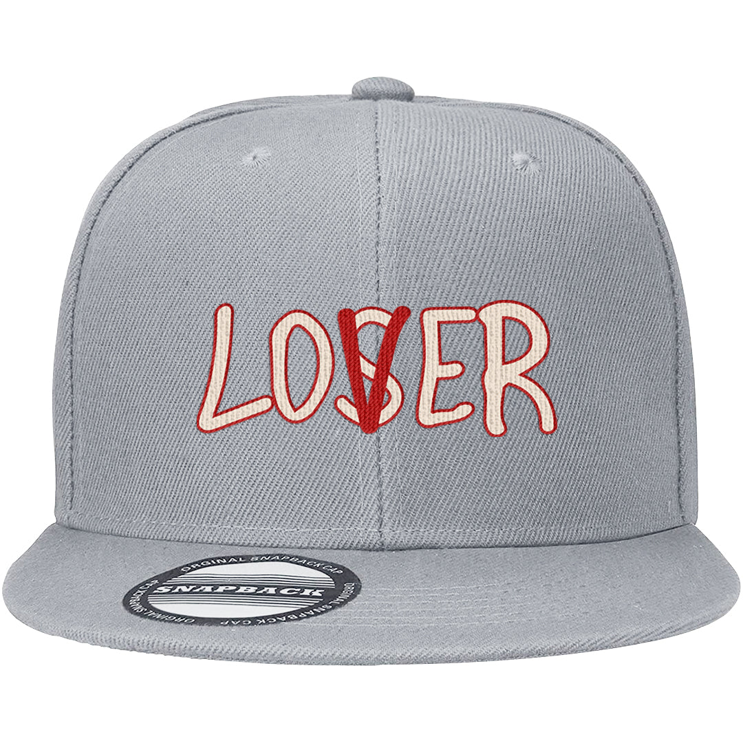 Black Cement 2s Snapback Hat | Lover, Light Gray