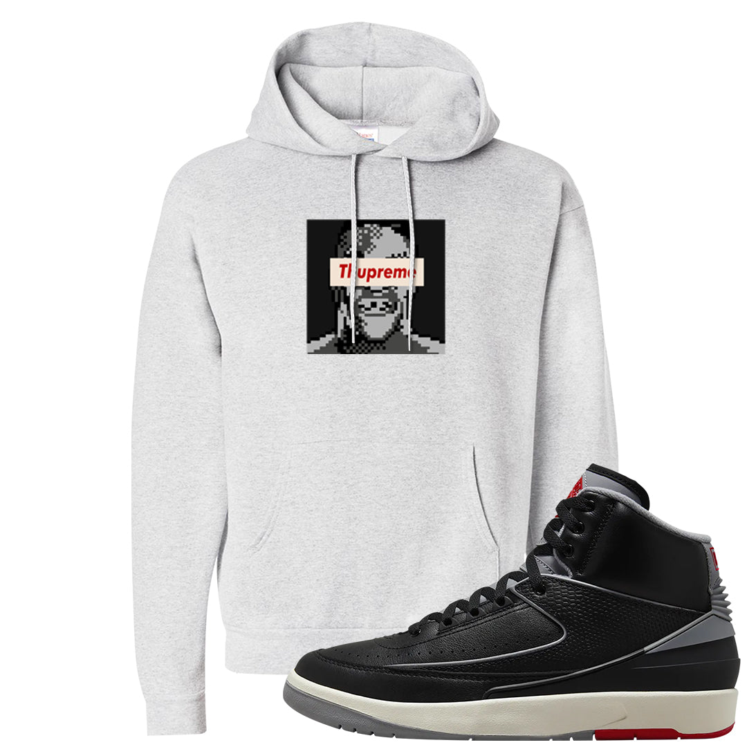 Black Cement 2s Hoodie | Thupreme, Ash