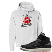 Black Cement 2s Hoodie | Talk Lips, Ash