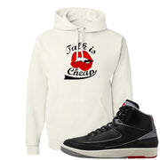 Black Cement 2s Hoodie | Talk Lips, White