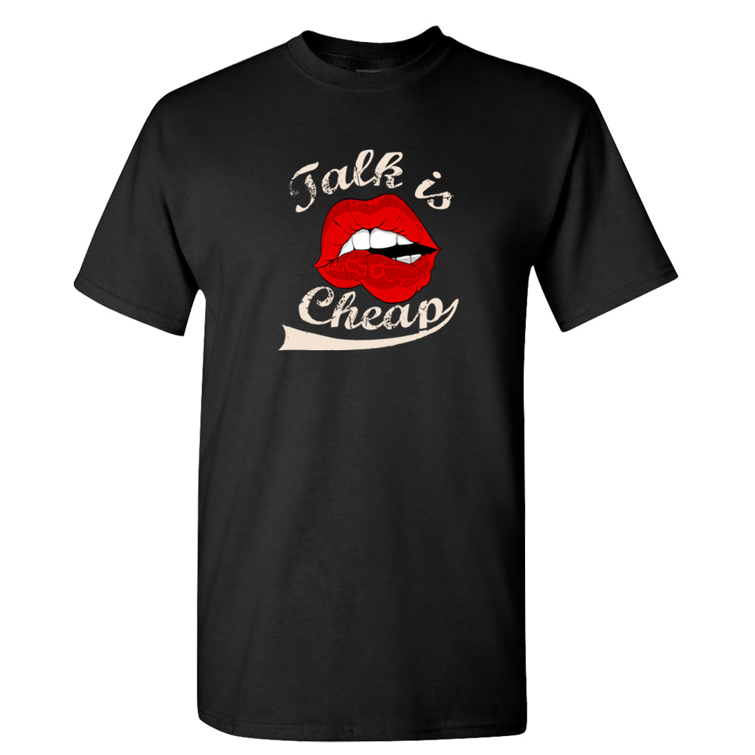 Black Cement 2s T Shirt | Talk Lips, Black