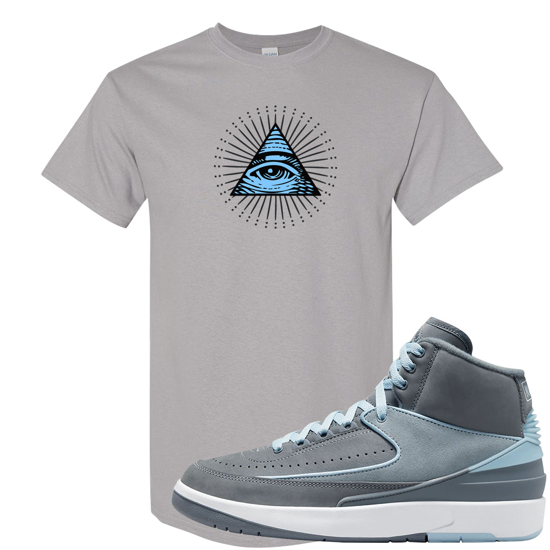 Cool Grey 2s T Shirt | All Seeing Eye, Gravel