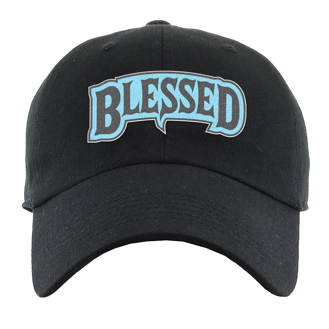 Cool Grey 2s Dad Hat | Blessed Arch, Black