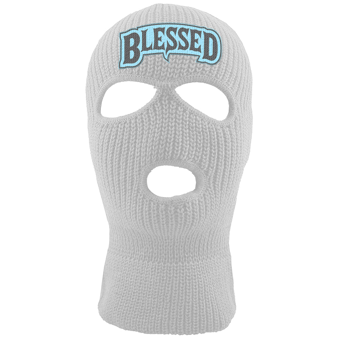 Cool Grey 2s Ski Mask | Blessed Arch, White