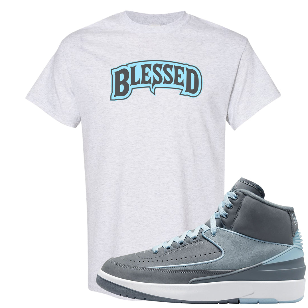 Cool Grey 2s T Shirt | Blessed Arch, Ash