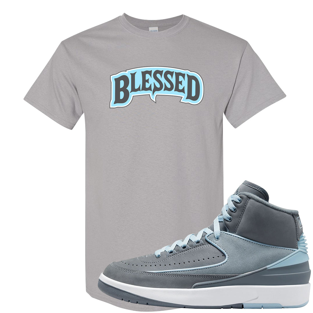 Cool Grey 2s T Shirt | Blessed Arch, Gravel
