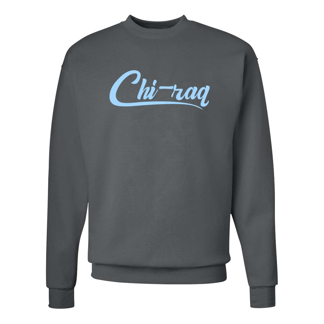 Cool Grey 2s Crewneck Sweatshirt | Chiraq, Smoke Grey