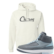Cool Grey 2s Hoodie | Chiraq, White