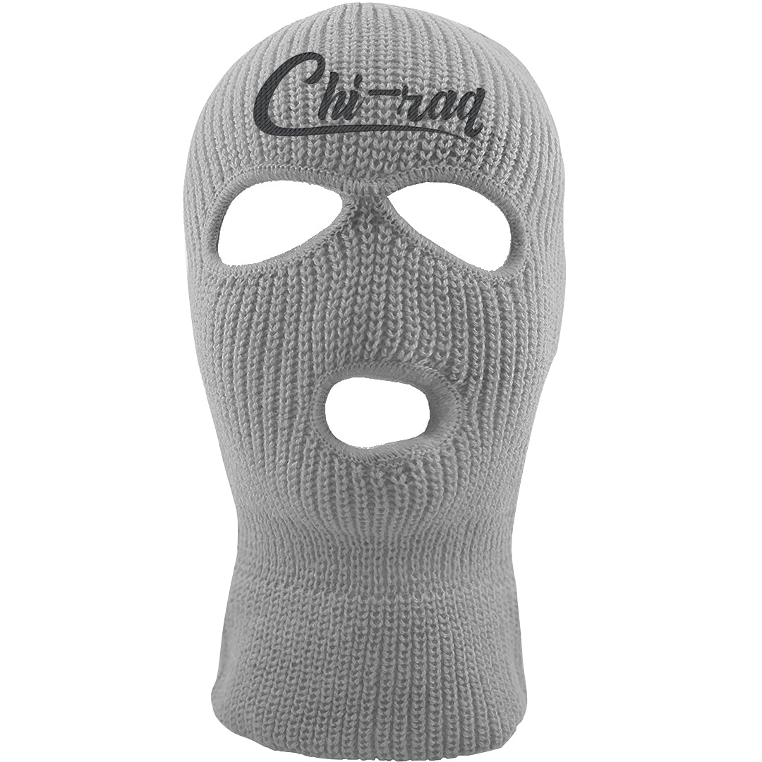 Cool Grey 2s Ski Mask | Chiraq, Light Gray