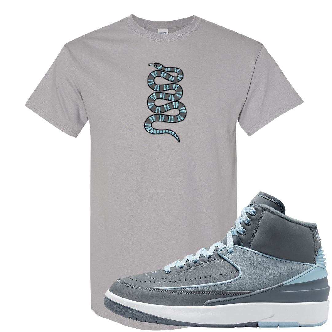 Cool Grey 2s T Shirt | Coiled Snake, Gravel