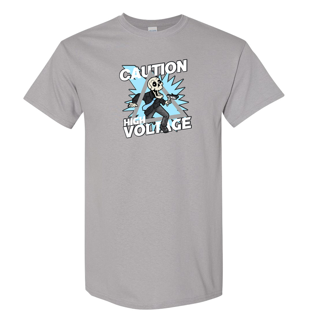 Cool Grey 2s T Shirt | Caution High Voltage, Gravel