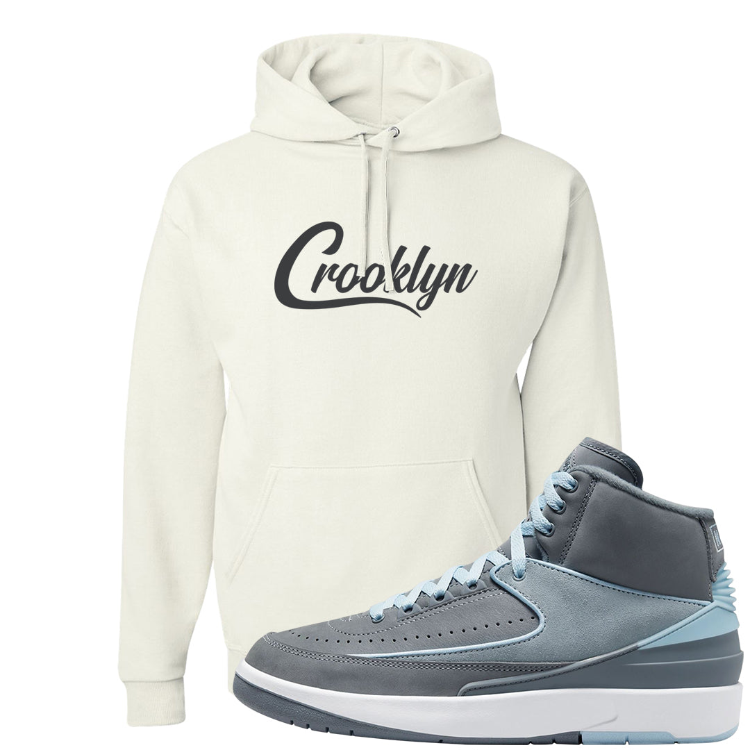 Cool Grey 2s Hoodie | Crooklyn, White