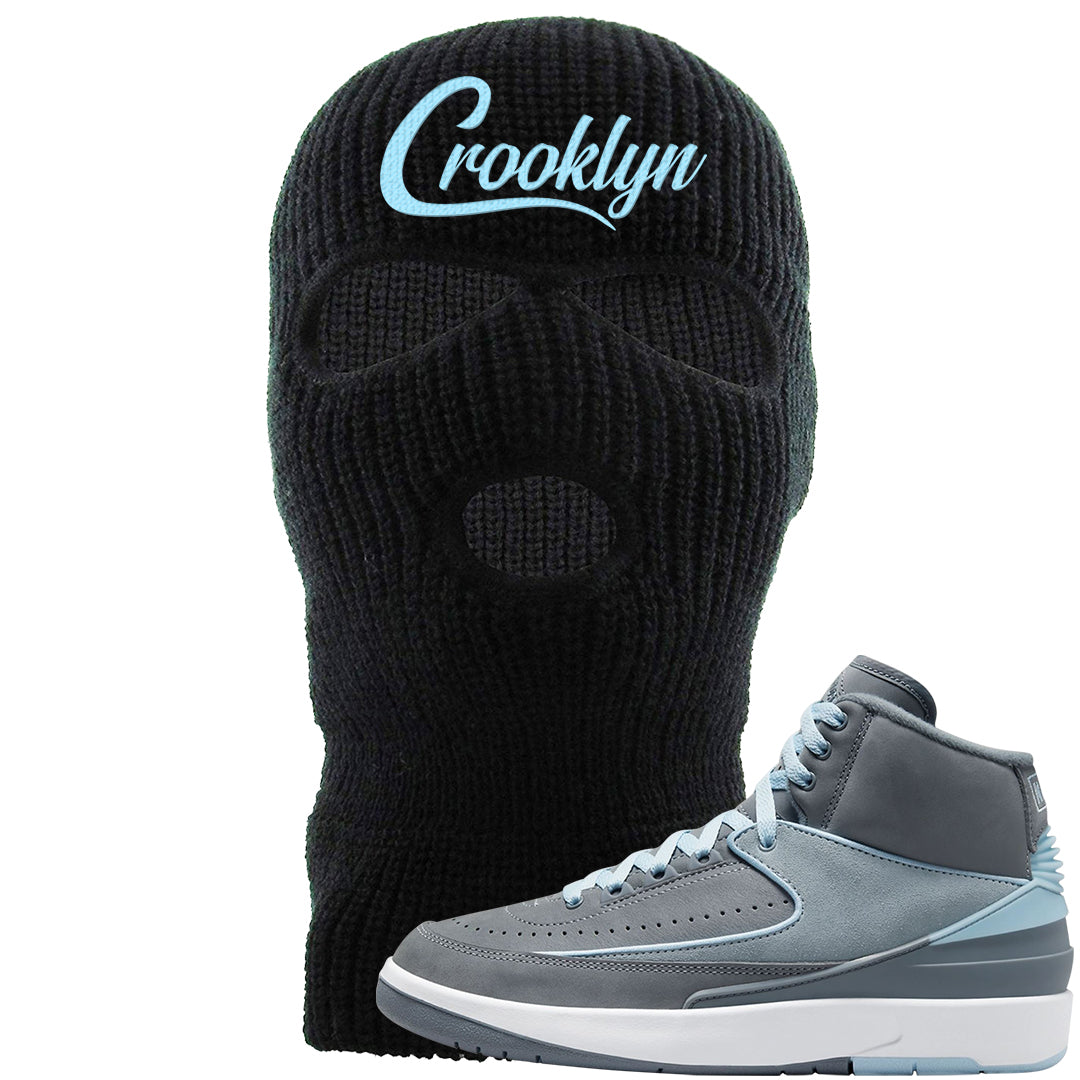 Cool Grey 2s Ski Mask | Crooklyn, Black