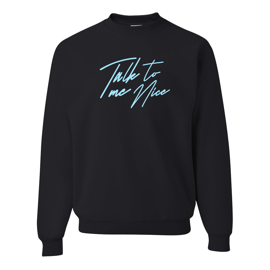 Cool Grey 2s Crewneck Sweatshirt | Talk To Me Nice, Black